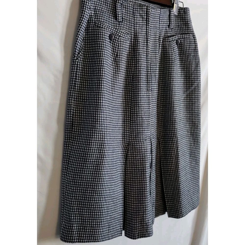 Together Blue & White Plaid Lined Pencil Skirt Women's Size 6 Knee Length EUC - Picture 2 of 8